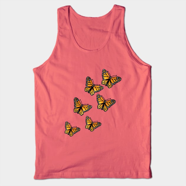 Monarch butterflies Tank Top by bubbsnugg